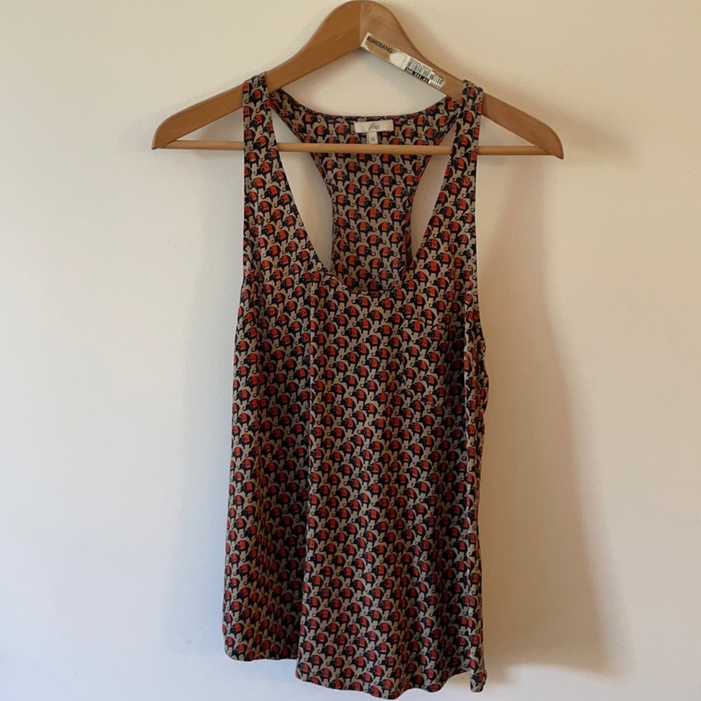 Joie 100% Silk Racerback Tank